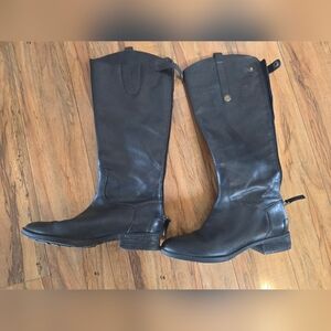 SAM EDELMAN Leather Penny Riding Boots